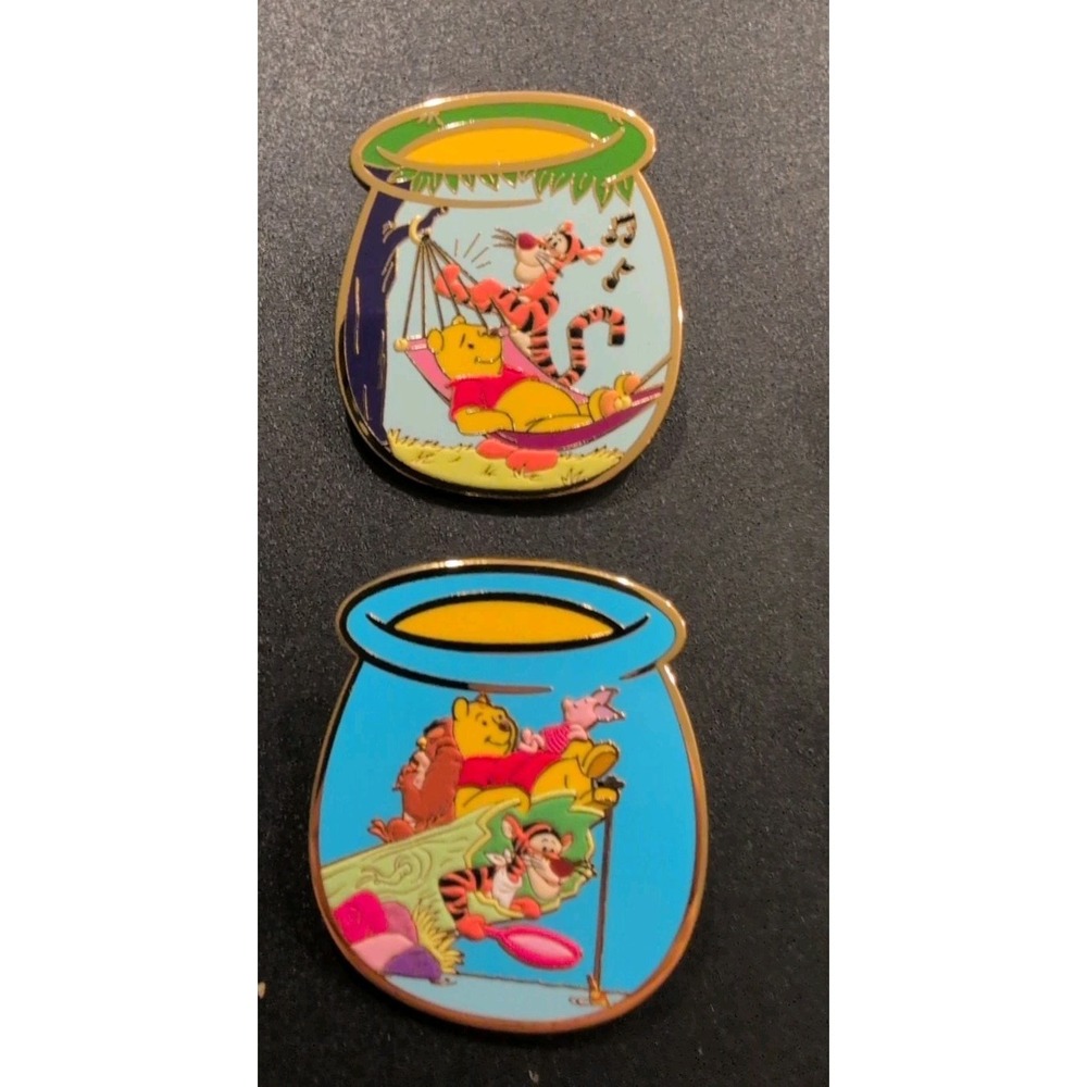 Boxlunch Disney Winnie the Pooh Character Honey Pot Blind Box Enamel Pin Set - Picture 2 of 5